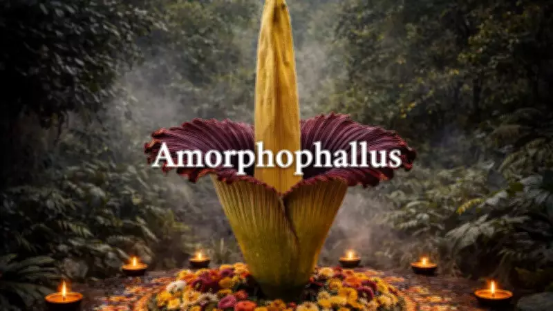 Amorphophallus: The World's Most Peculiar Corpse Flower That Smells Like Decay