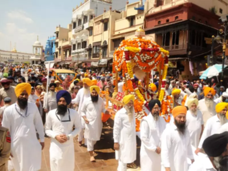 Amritsar Celebrates Guru Tegh Bahadur's Birth Anniversary with Nagar Kirtan