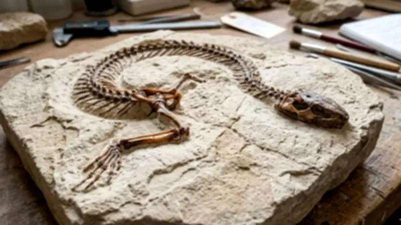 Ancient Snake Fossil with Legs Challenges Evolution Theories