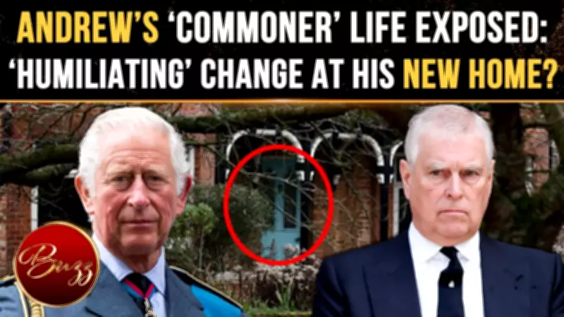 Andrew's 'Humbling' Home Change: Light Blue Door Signals Fall from Grace