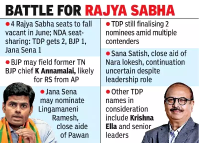 Annamalai Likely for Rajya Sabha from Andhra as NDA Finalizes Seat-Sharing Formula