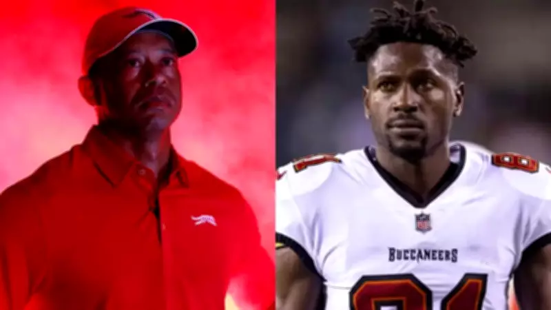 Antonio Brown's Viral Tiger Woods Mugshot Joke Sparks Backlash Amid DUI Case