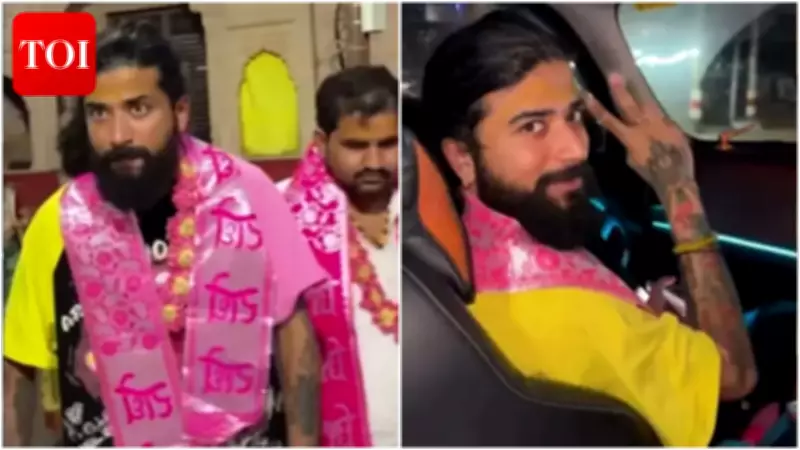 Anurag Dobhal Finds Spiritual Solace in Vrindavan After Car Crash Recovery
