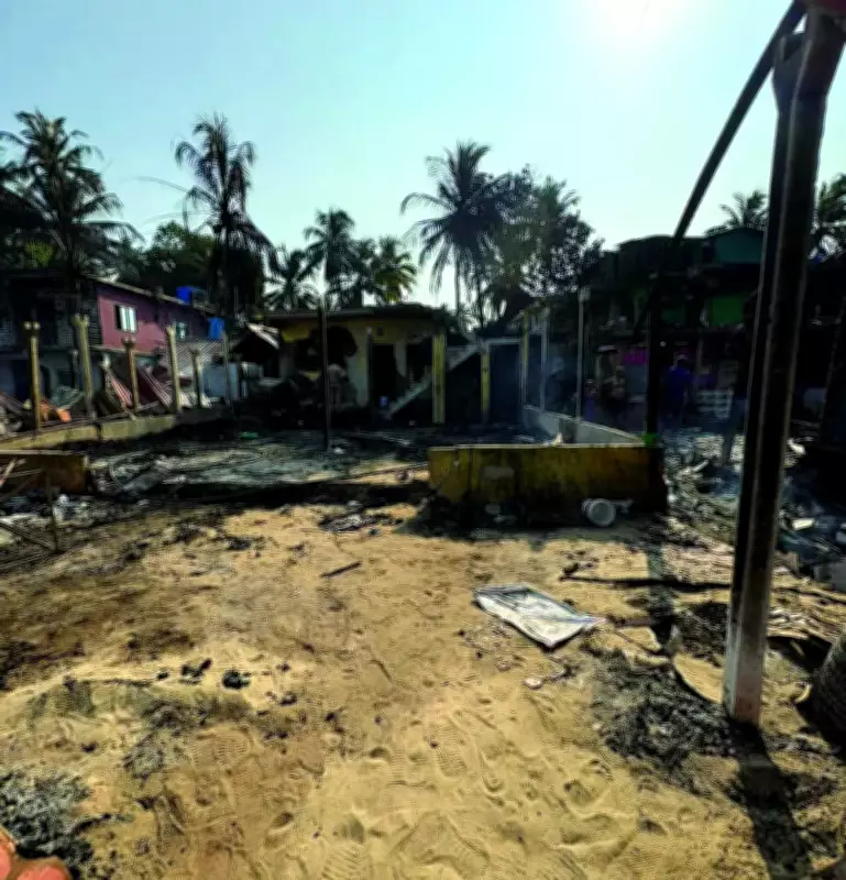 Arambol Fire Exposes Safety Lapses: Shacks Lacked Fire Extinguishers, NOCs