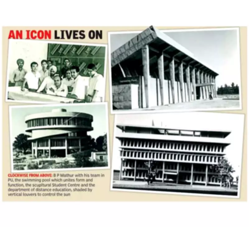 Architect B P Mathur's Legacy: The Concrete Soul of Panjab University