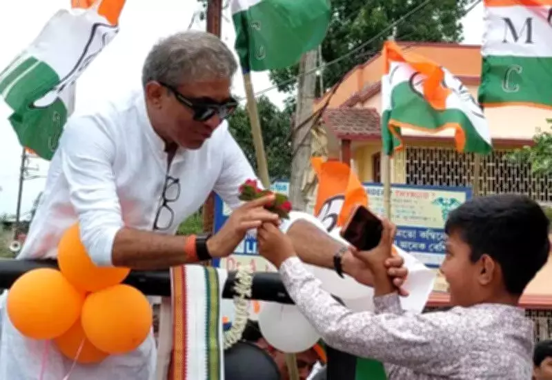 Arjun Singh Leads BJP Charge in Noapara as TMC Fields Youth Candidate