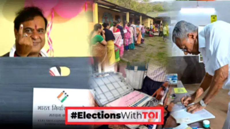 Assam, Puducherry Set Record Turnout; Kerala Votes High in Historic Polls