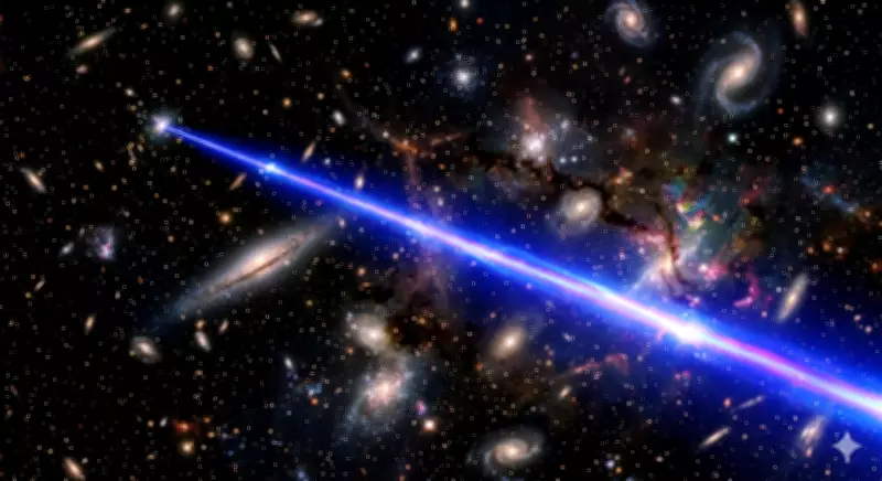 Astronomers Detect Unfading 'Mega-Laser' Signal from 8 Billion Light-Years Away
