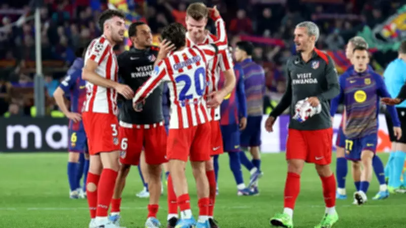 Atletico Madrid Stuns Barcelona 2-0 in Champions League Clash at Camp Nou