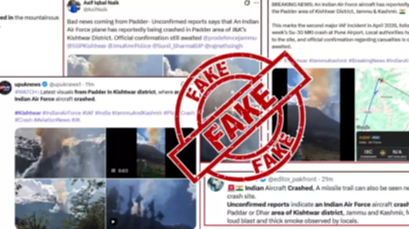 Authorities Debunk Fake Aircraft Crash Claims in J&K's Kishtwar
