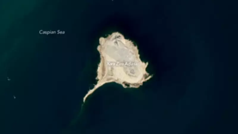 Azerbaijan's Mud Volcano Islands: A Geological Marvel from Space