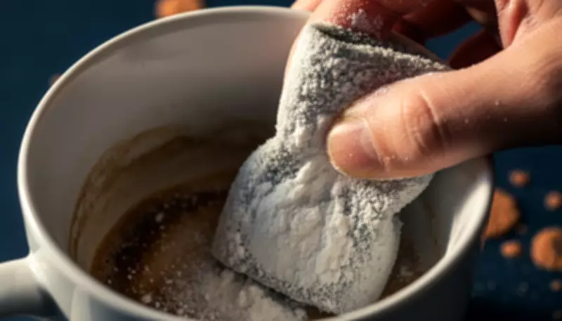 Baking Soda Trick Removes Stubborn Coffee Stains from Mugs