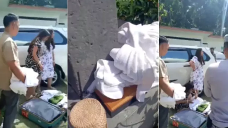 Bali Hotel Staff Catch Indian Tourists Stealing Towels, Doormat, TV Remote