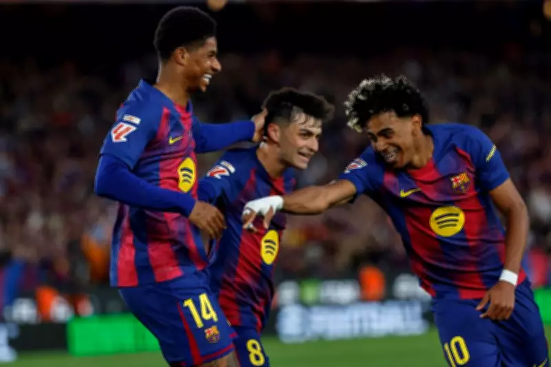 Barcelona Tightens Grip on La Liga Title with Dominant Derby Victory