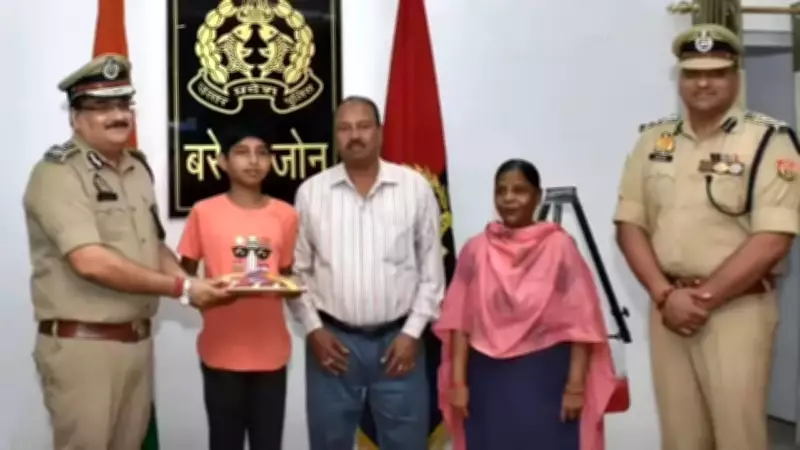 Bareilly Teen Honored by UP Police for Foiling Digital Arrest Scam, Saving Parents