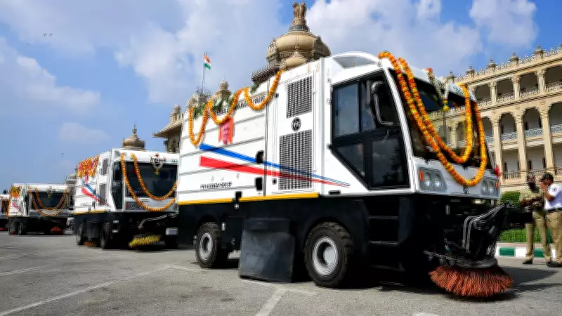Bengaluru East Corp Gets Sweeping Machine Under CSR Initiative