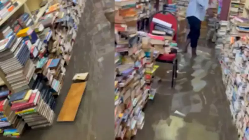 Bengaluru Rains Wreak Havoc: Bookworm Shop Loses 5,000 Books, City Flooded