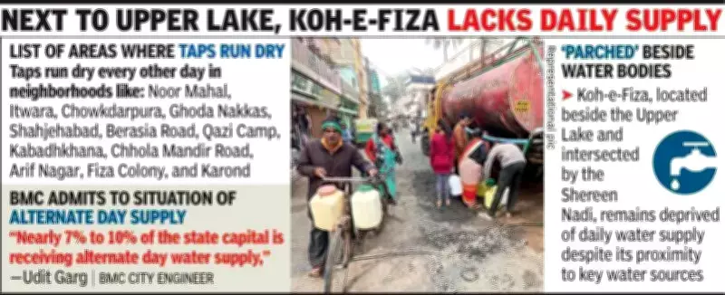 Bhopal Faces Severe Water Crisis: 10% of City on Alternate-Day Supply