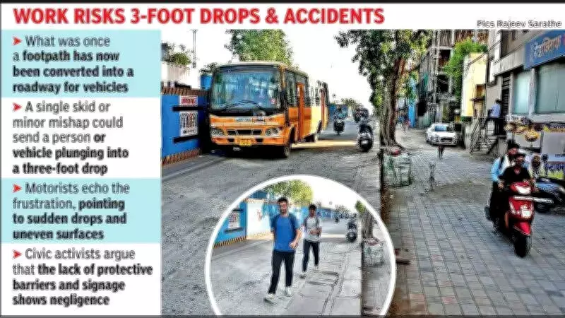 Bhopal Metro Blue Line Construction Raises Serious Safety Concerns for Pedestrians and Vehicles