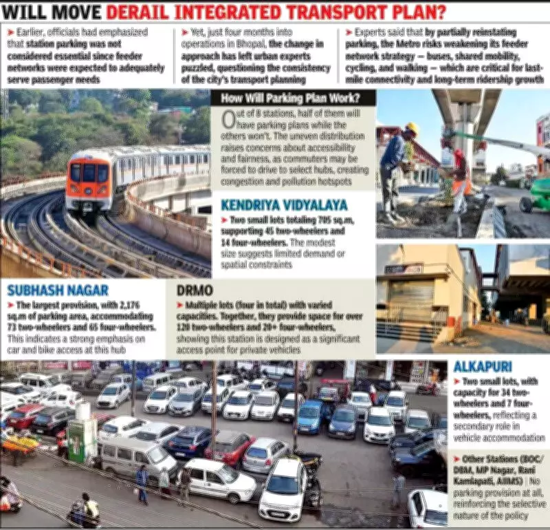 Bhopal Metro's Parking Plan Redraw Sparks Transport Strategy Debate