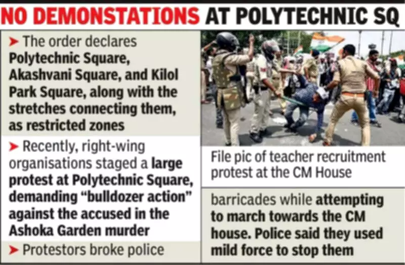 Bhopal Police Bans Protests at Key Intersections Near CM House