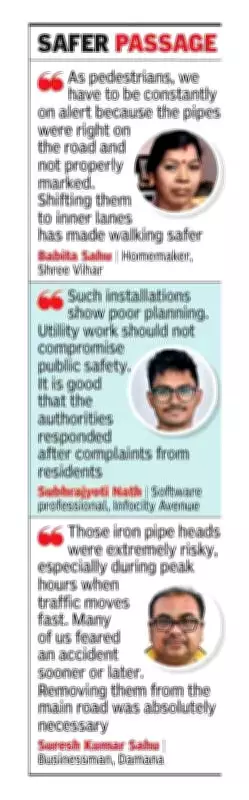 Bhubaneswar Civic Body Removes Hazardous PNG Pipes After Safety Concerns