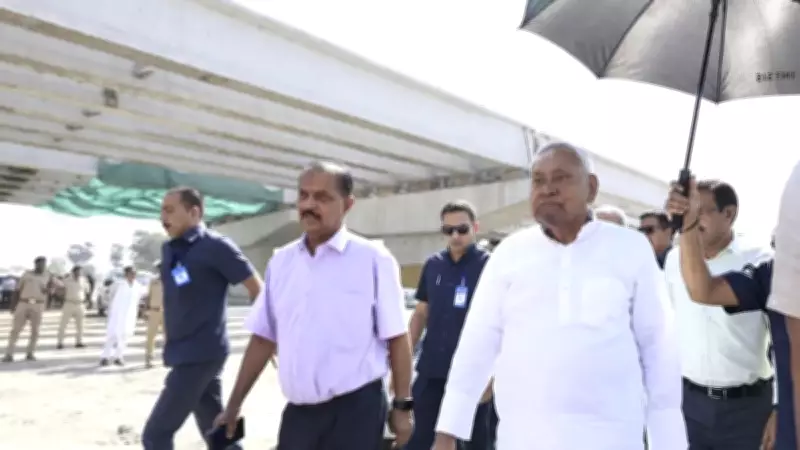 Bihar CM Nitish Kumar Inspects Patna-Betia Expressway Amid Resignation Speculation