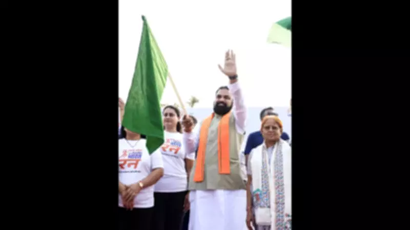 Bihar CM Samrat Choudhary Flags Off Nari Shakti Run in Patna, Highlights Women's Empowerment