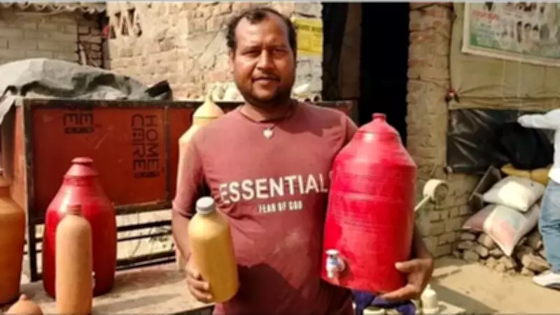 Bihar Potter's Clay Fridge Offers Cool Relief Without Electricity