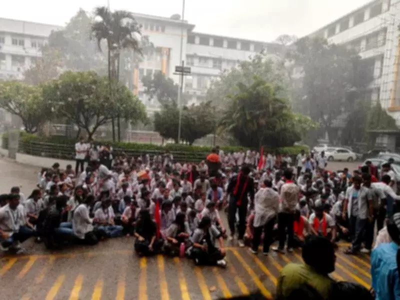 BJMC Nursing Students Protest Hostel Rules, Harassment; Administration Agrees to Demands