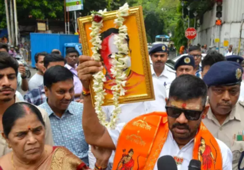 BJP Leader Rakesh Singh Files Nomination Amid Vandalism Case Controversy