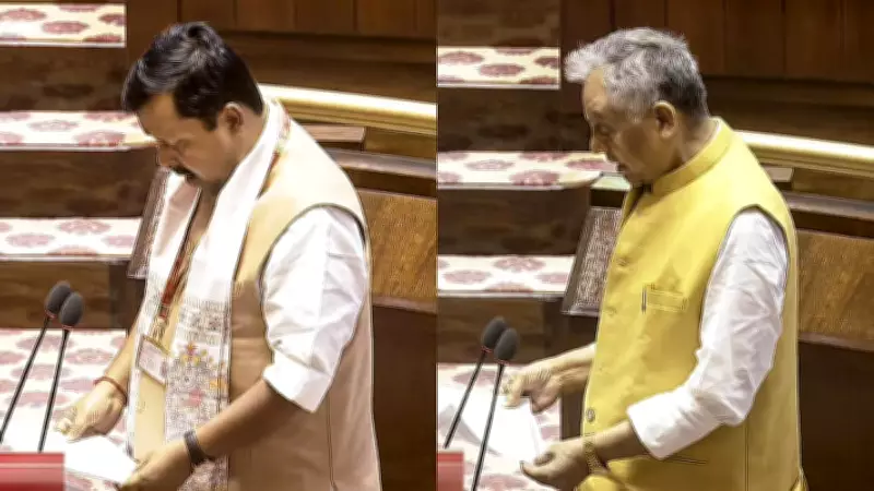 BJP President Nitin Nabin and 15 Others Sworn in as Rajya Sabha MPs