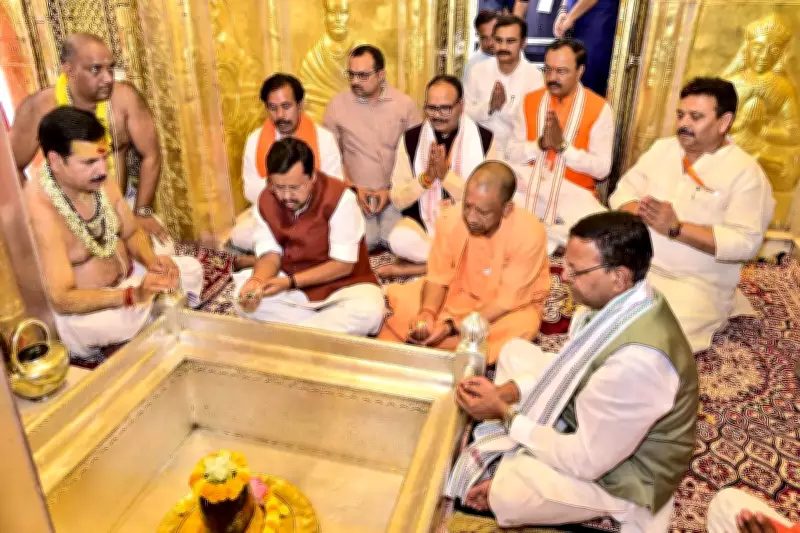 BJP President Nitin Nabin Offers Prayers at Kashi Vishwanath Temple in Varanasi
