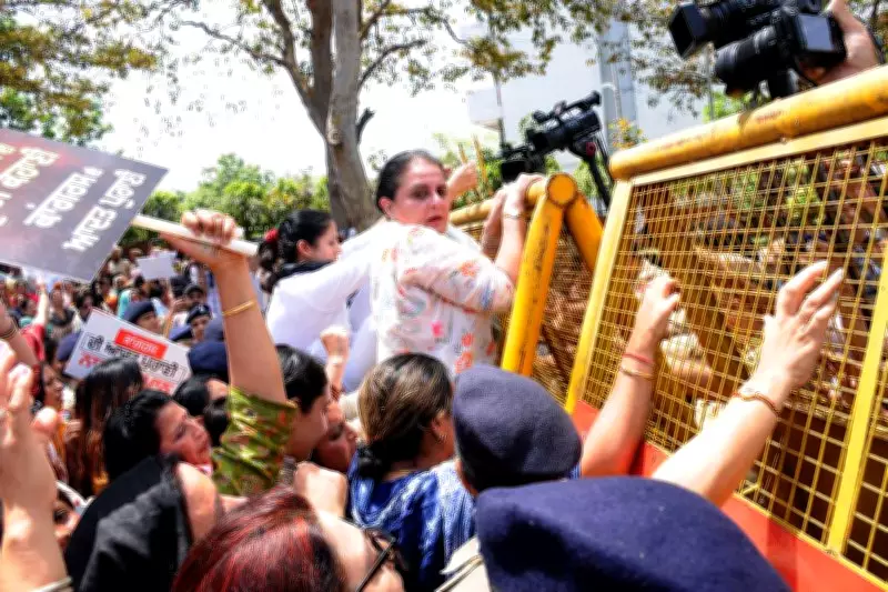 BJP Women Leaders Detained En Route to Punjab CM Mann's Residence