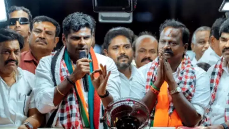BJP's Annamalai Declares TN Polls a Two-Way Fight, Assures Women's Quota by 2029