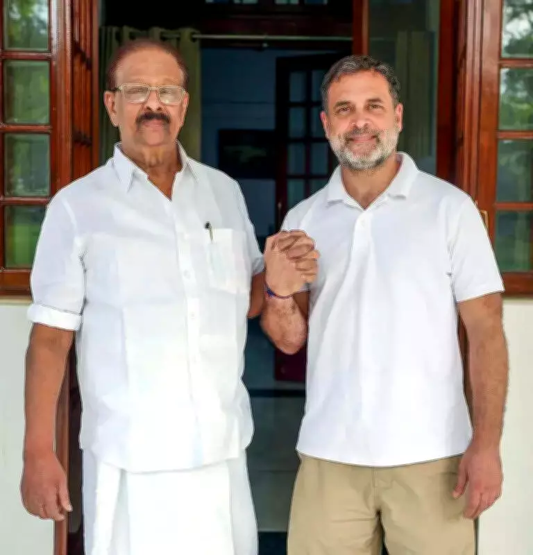 BJYM Files Complaint Against Congress Leader Sudhakaran for Polling Norm Violations