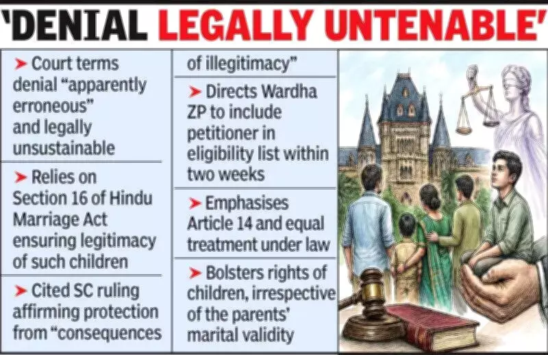 Bombay HC: Child From Second Marriage Eligible for Compassionate Appointment