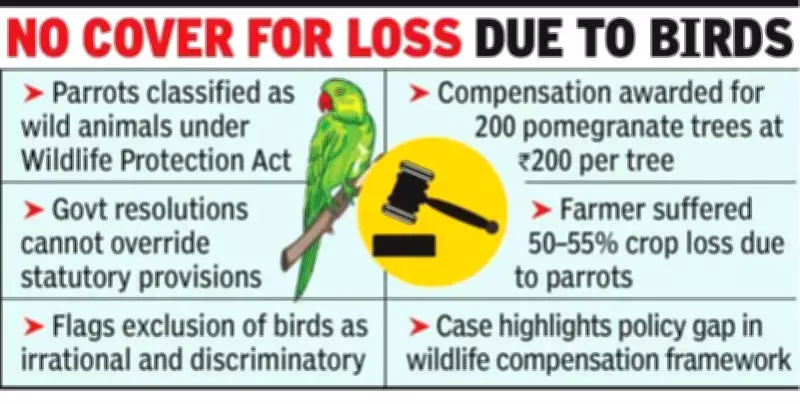 Bombay HC Orders Compensation for Crop Damage by Parrots, Sets Precedent