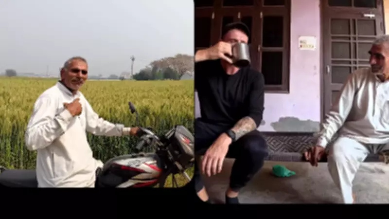 British Cyclist's Viral Video Showcases India's Heartwarming Hospitality