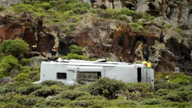 British Tourist Bus Crash in Spain's Canary Islands Leaves One Dead, 27 Injured