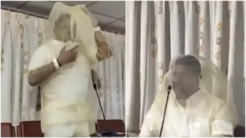 BRS MLA's Mosquito-Net Dress Protest Highlights Hyderabad's Pest Crisis