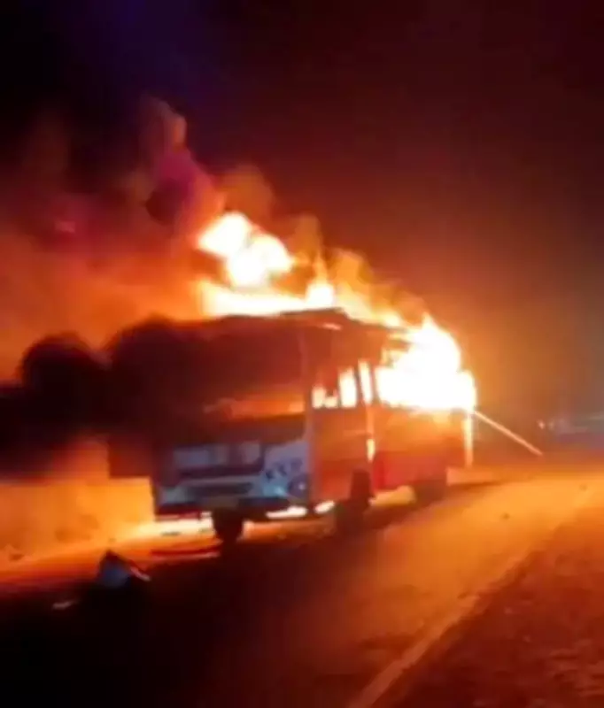 Bus Explosion on Bhiwani-Hansi Road Kills 2, Injures 8; Lightning Strike Suspected
