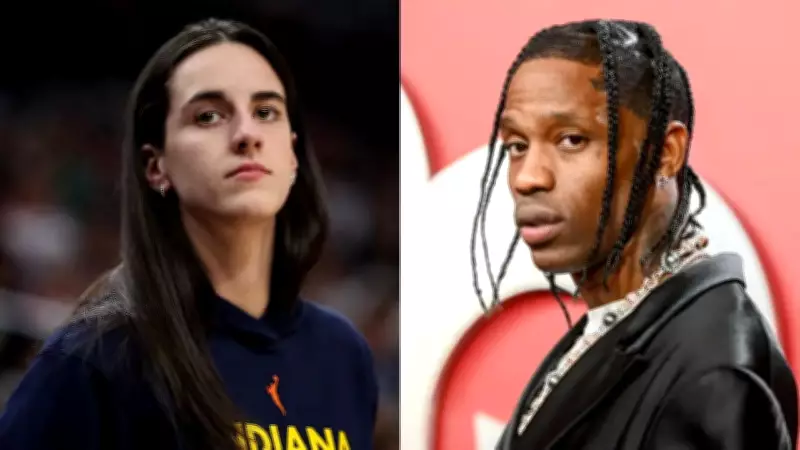Caitlin Clark's Fashion Stuns Courtside, Sparks Travis Scott Reaction