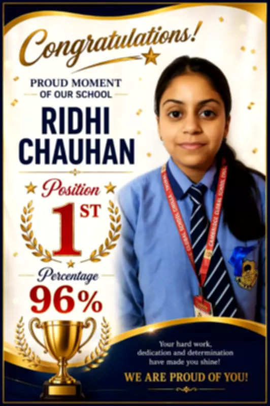 Cambridge Students Excel in CBSE Class X Exams with Top Scores