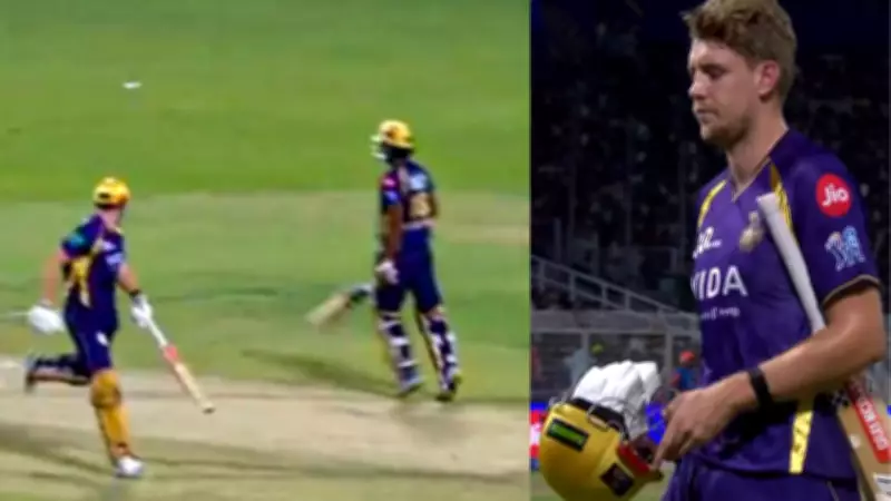Cameron Green's IPL 2026 Nightmare Continues with Bizarre Run-Out in KKR vs SRH Clash