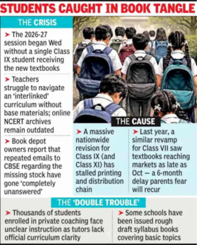 CBSE Textbook Crisis: Class IX Students Nationwide Start Academic Year Without Books