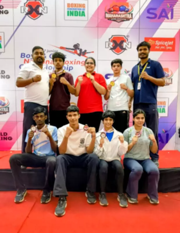 Chandigarh Boxers Secure Impressive Medal Tally at National Championships