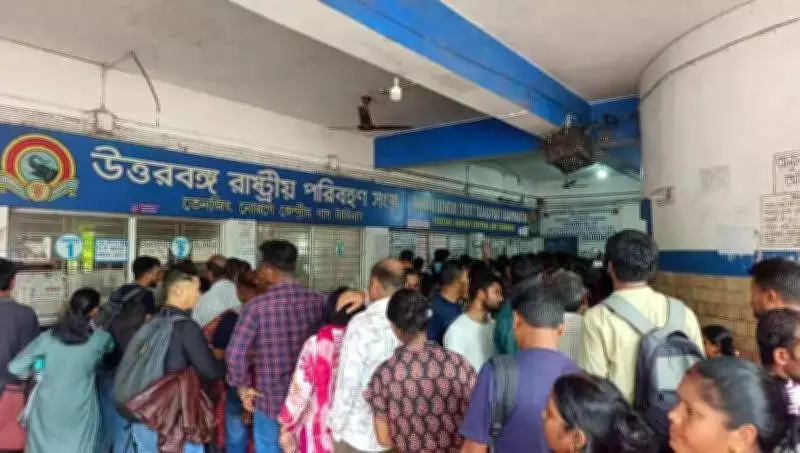 Chaos at Darjeeling Bus Terminus as Voters Rush Home Amid Fears of Deletions