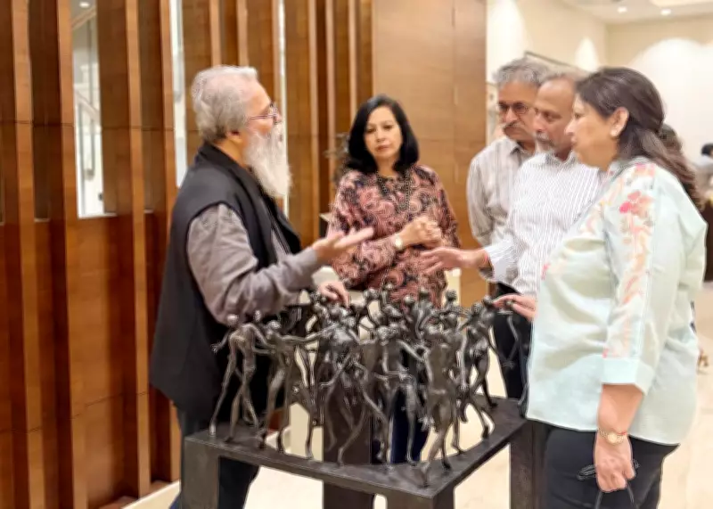 Chawla Art Gallery Hosts Immersive Art Walk with Sculptor K.S. Radhakrishnan
