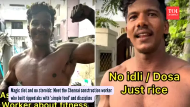 Chennai Construction Worker's Viral 'Magic' Diet: White Rice, Hard Work, No Supplements